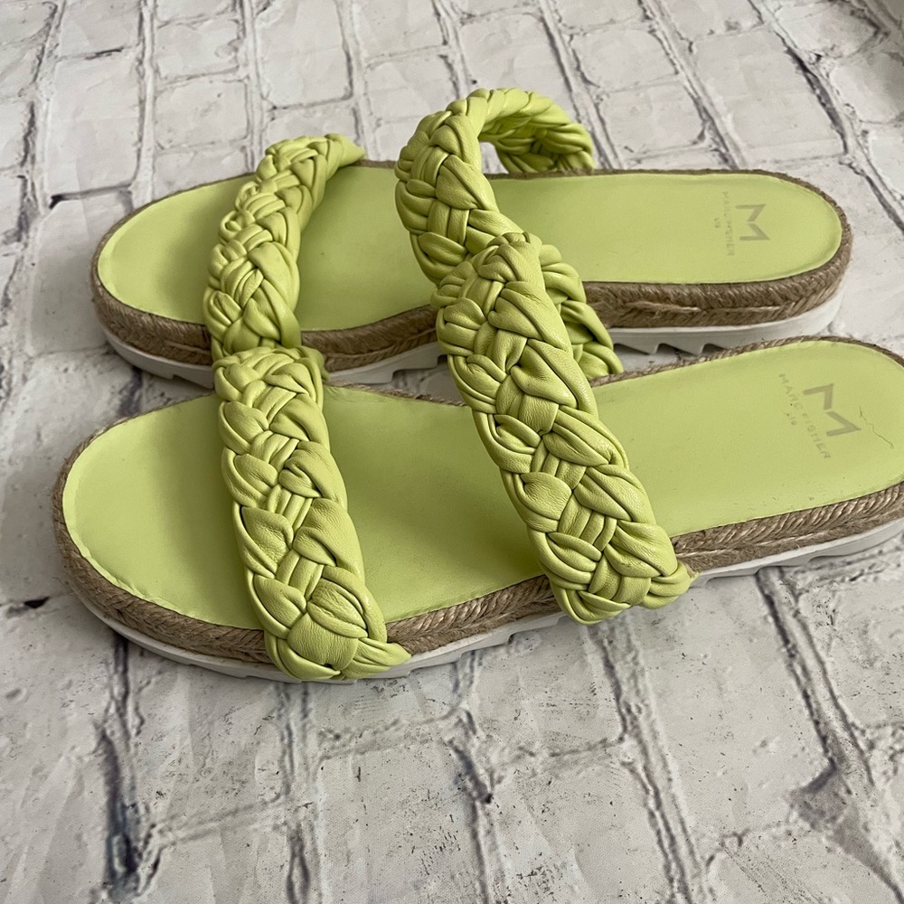 Nwot Marc Fisher Jaimee Espadrille Slide Sandal - image 8